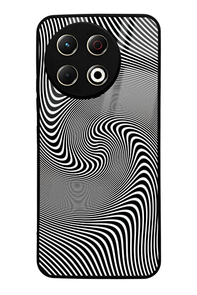 Spoyi Tecno Spark 30 Pro Triptrance Wave Design Glossy Phone Case Compatible