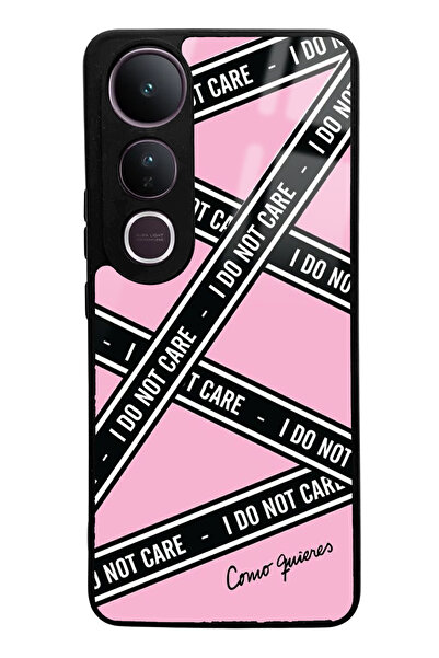 Spoyi Vivo V50 Lite Compatible I Don'T Care Designed Glossy Phone Case