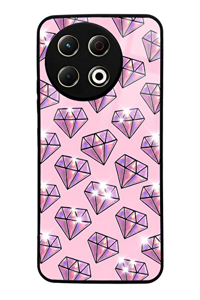 Spoyi Tecno Spark 30 Pro Compatible Diamond Design Glossy Phone Case