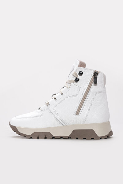 Ayakkabıhane Genuine Floater Leather Inside and Out White Women's Sports Boots Ah08356112611766