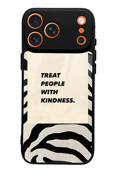 Spoyi حافظة هاتف لامعة متوافقة مع iPhone 17 Pro Max بتصميم Zebra Motto