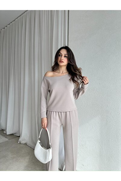 Mooi Butik Forest Suit 8671 - Mink