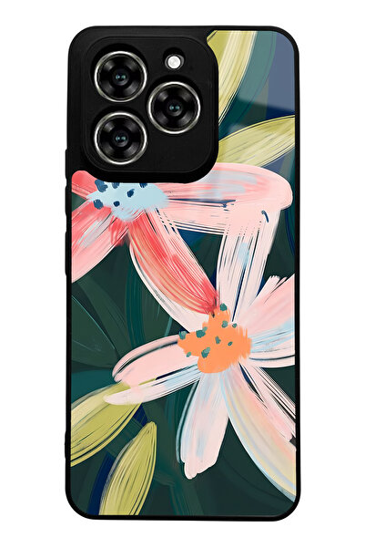 Spoyi Reeder S919 Compatible Glossy Phone Case with Watercolor Floral Design