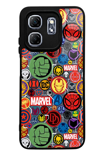 Spoyi Infinix Hot 50I Compatible Marvel Face Design Glossy Phone Case
