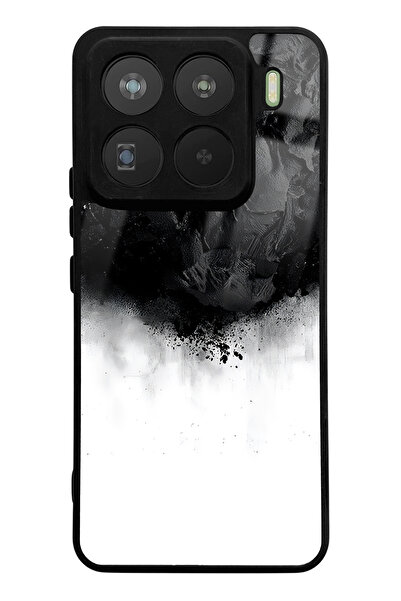 Spoyi Xiaomi Mi 15 Pro Compatible Black Smoke Design Glossy Phone Case