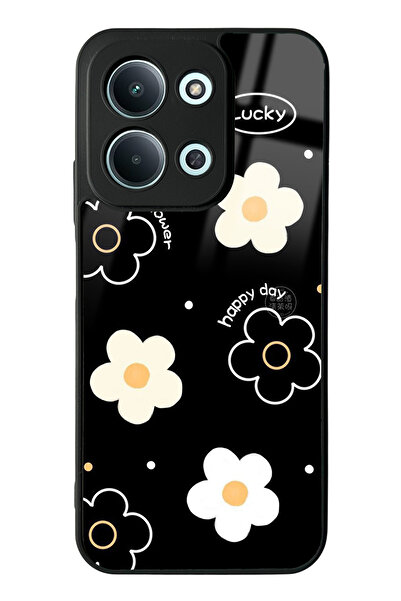 Spoyi Xiaomi Redmi 15C Compatible 4g Lucky Happy Day Design Glossy Phone Case