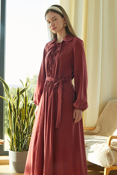 ZÜLAYS Fulya Elbise Kiremit