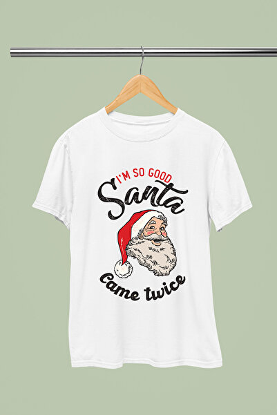 MAGORS TRIOC DE BUMBAC CU MÂNĂ SCURTĂ, CU FORMĂ REGULARĂ, CU TEMĂ DE ANUL NOU...