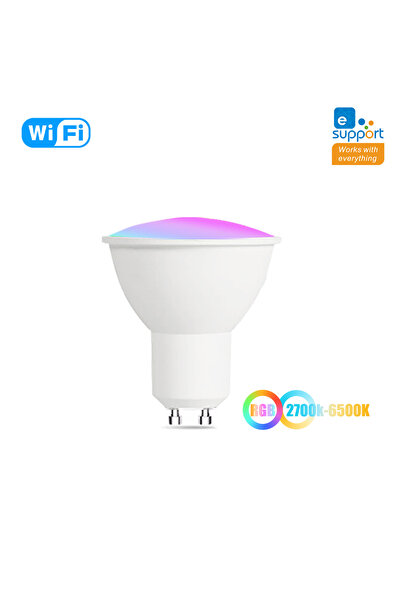 Choice AC 85-265V 5W 1pcs WiFi EWelink GU10 Smart Zigbee Wifi Led Light Bulbs 5W GU10 RGB CW WW Spotlight L