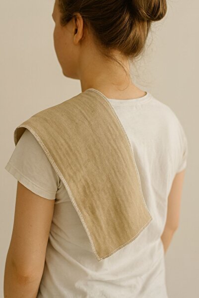 COOLMINIES Double Layer Muslin Set, Baby Blanket 80*90cm 2Pcs Shoulder Diapers, 2Pcs Baby Bibs, 3Pcs Mouth Wipes