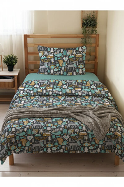 milroma Mint Spring Flowers Double Face Beauty Bedding Set
