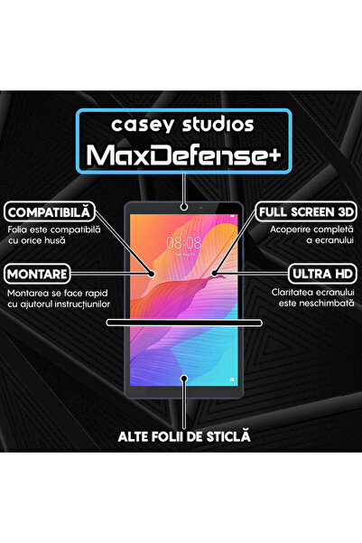 Casey Studios Huawei MatePad T8 Screen Protector, Full Cover, Ultra HD, Anti-Scratch, Anti-Shock, Transparent