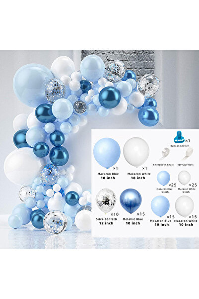 Choice Other 1 110pcs Blue Balloon Garland Arch Kit Wedding Baby Boy Birthday Decoration Party Balloons For