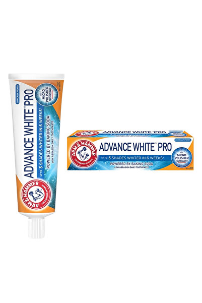 Arm&Hammer Advance White Pro Diş Macunu 75 ml x3 Adet Set – Karbonatlı Etkili Beyazlık