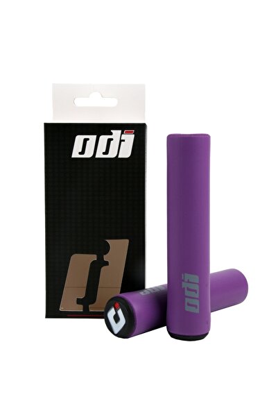 Choice مقبض مقود دراجة جبلية ODI أرجواني اللون، غطاء دراجة جبلية قابل للطي، خ...