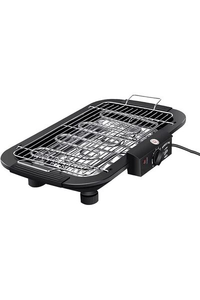 YESMAX Smokeless Electric Grill BBQ, Non-stick tabletop griller Plate with Adjustable Temperature Control