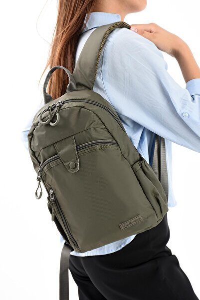 Çanta Trend Ultra-Lightweight Stylish and Waterproof Mini Backpack Green Model: (571-13-9C)