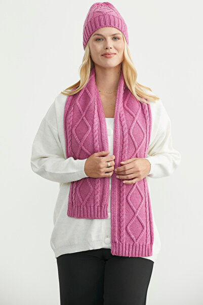 Sementa Knitted Scarf - Rose