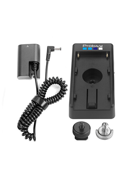 PROBTY DR-E6 LP-E6 LP-E6NH DR-E6 Dummy Battery D-TAP/DC Coupler Power Supply ...