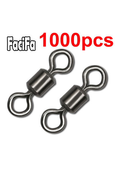 Choice مقاس 14، 1000 قطعة، محمل دوار من الفولاذ المقاوم للصدأ، موصل صيد، حلقا...