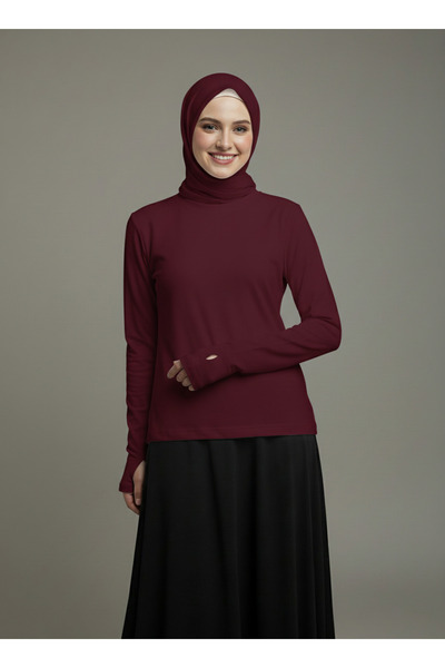 BENAHOLL Ατίνα Parmak Geçişli Badi-EE173 Βουργουνδία