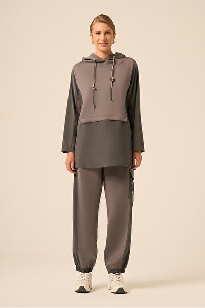 FTZ WOMEN Scuba Spandex Suit Gray 31258