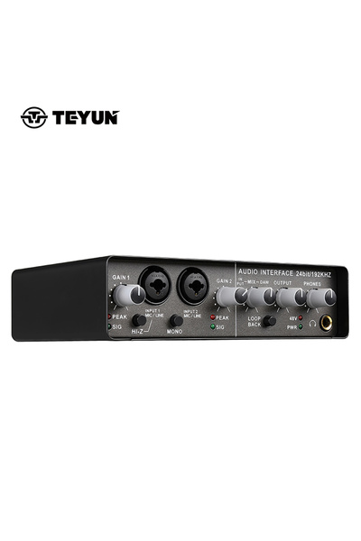 Choice TEYUN Q-24 TEYUN Q-24 Q-22 Q-12 Professional Sound Card Audio Mixer Channel Monitoring Electric Guit