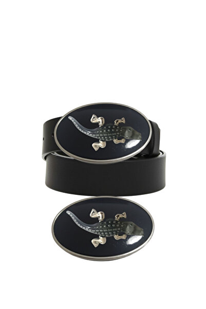 targay ζώνη τζιν με σχέδιο κροκόδειλου