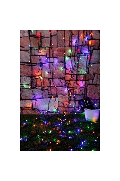 IDL Panou solar cu ghirlande luminoase — 300 LED-uri multicolore (IP44, contr...