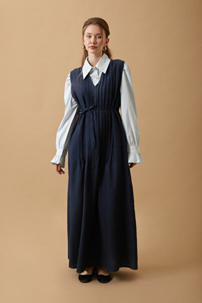 ZÜLAYS Nervür Detaylı Jile Lacivert