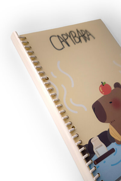 YOYOSO Capybara Spiralli B5 Defter Kahve