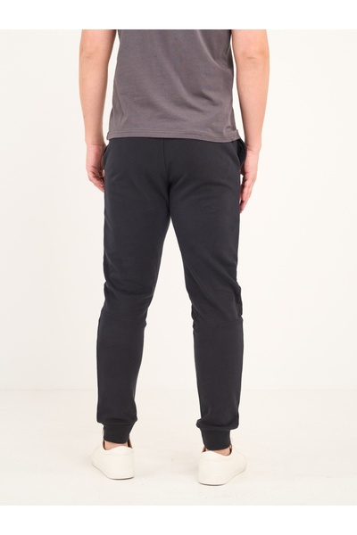 Timeout Men's long sports pants in uniform color with logo details