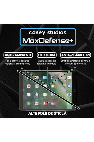 Casey Studios Folie iPad Pro 10.5/Air 3 2019 10.5", Full Cover, HD, Anti Scratch, Anti Shock, Transparent