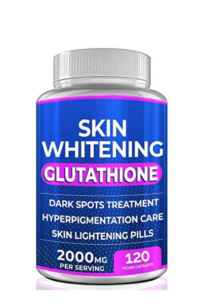 Skin Glutathione Whitening Pills - 120 Capsules, 2000mg - Powerful Anti-Aging Antioxidant
