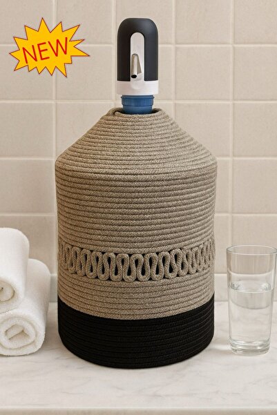 MaVaux Шикарний чохол для каністри з джутовим плетінням, чохол для каністри з візерунком