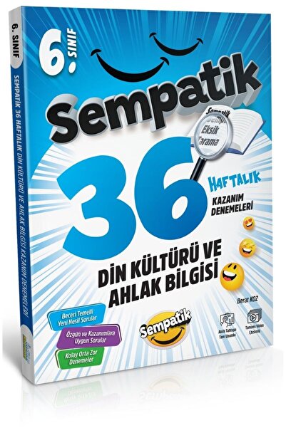 Ünlüler Karması 6. SINIF SEMPATİK SERİSİ DİN KÜLTÜRÜ VE AHLAK BİLGİSİ 36 HAFT...