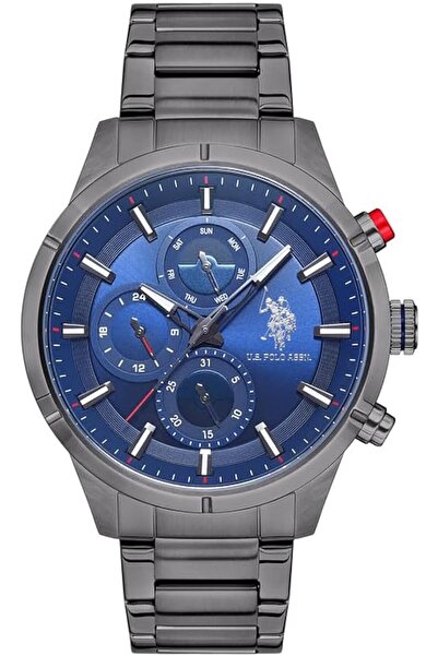 U.S. Polo Assn. Men's Quartz Watch USPA1014-05 46mm Blue Dial
