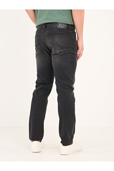 Kenvelo Men's straight dark jeans
