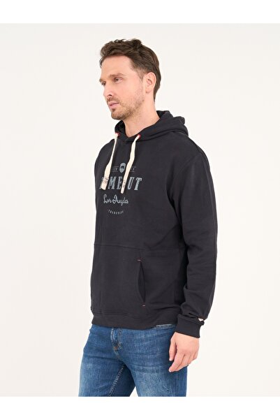 Timeout Men's sweatshirt with hood and print
