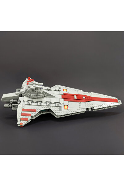 Choice 67106 JIESTAR عالي التقنية Moc Venator Attack Cruiser Fighter Destroyer Brick Technical Model Build...