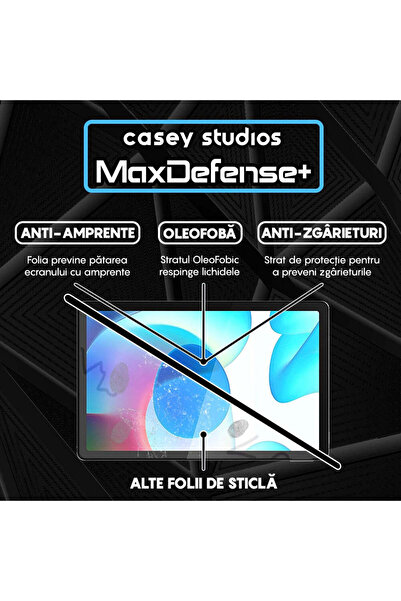 Casey Studios Realme Pad 10.4" 2021 Screen Protector, Full Cover, Ultra HD, Anti Scratch, Anti Shock, Transparent