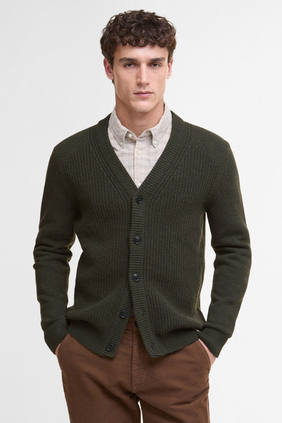 Barbour Mainland Knitted Hırka OL51 Olive
