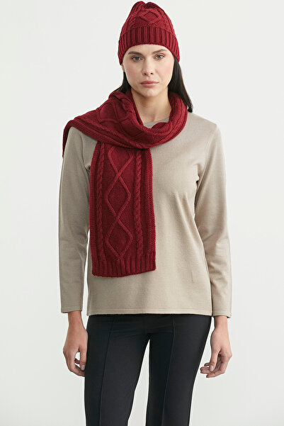 Sementa Knitted Scarf - Burgundy