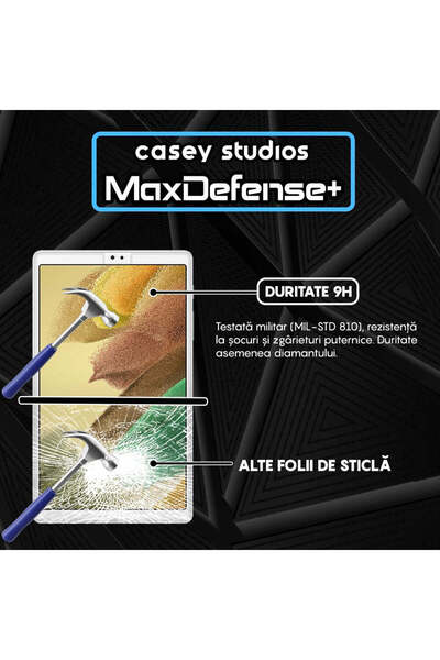Casey Studios Folie Samsung Galaxy Tab A7 Lite 8.7", Full Cover, HD, Anti Zgarieturi, Anti Socuri, Transparenta