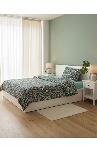 milroma Mint Spring Flowers Double Face Beauty Bedding Set