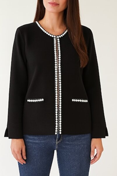 OEM - Classic black cardigan jacket, easy to match – L-XL