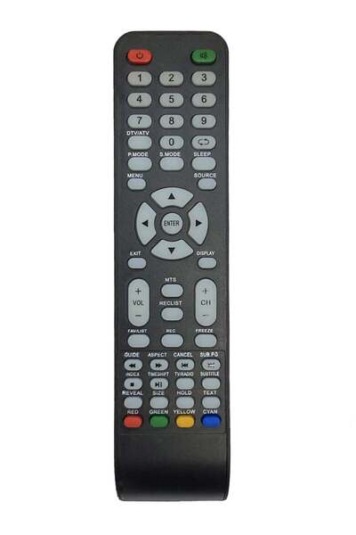 Vortex TV remote control compatible with LED-V24E12D, LEDV-24E12D, LEDV24E12D, LEDV-24E16D, LEDV24E16D