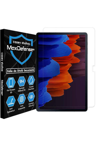 Casey Studios Folie Samsung Galaxy Tab S7 Lite 11, Full Cover, HD, Anti Zgarieturi, Anti Socuri, Transparenta