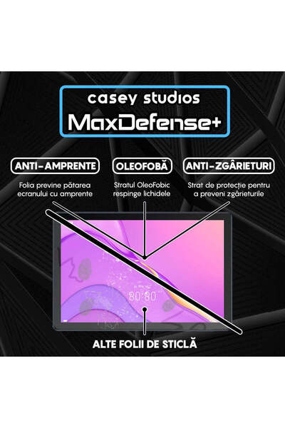 Casey Studios Huawei MatePad T 10s 10.1" 2020 Screen Protector, Full Cover, HD, Anti Scratch, Anti Shock, Transparent