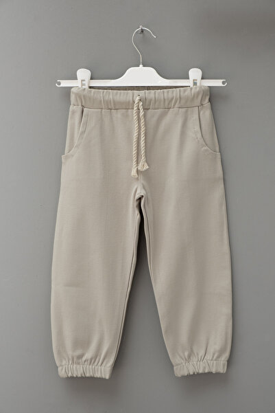 Montisu Men's Beige Jogger Pants 100% Cotton